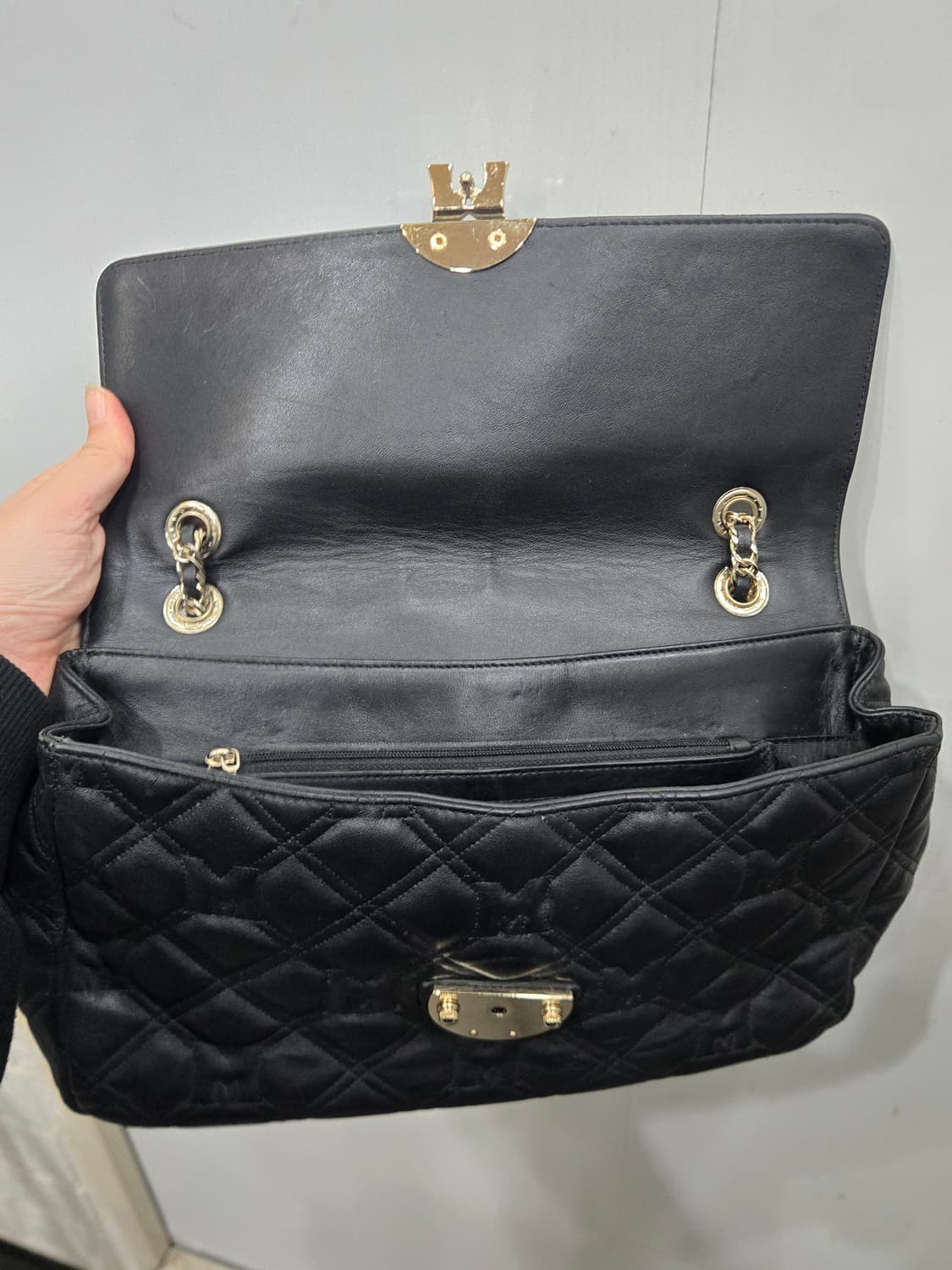 METROCITY 메트로시티 토트백 가방! 블랙색상~ 골드로고~ 상품이미지6