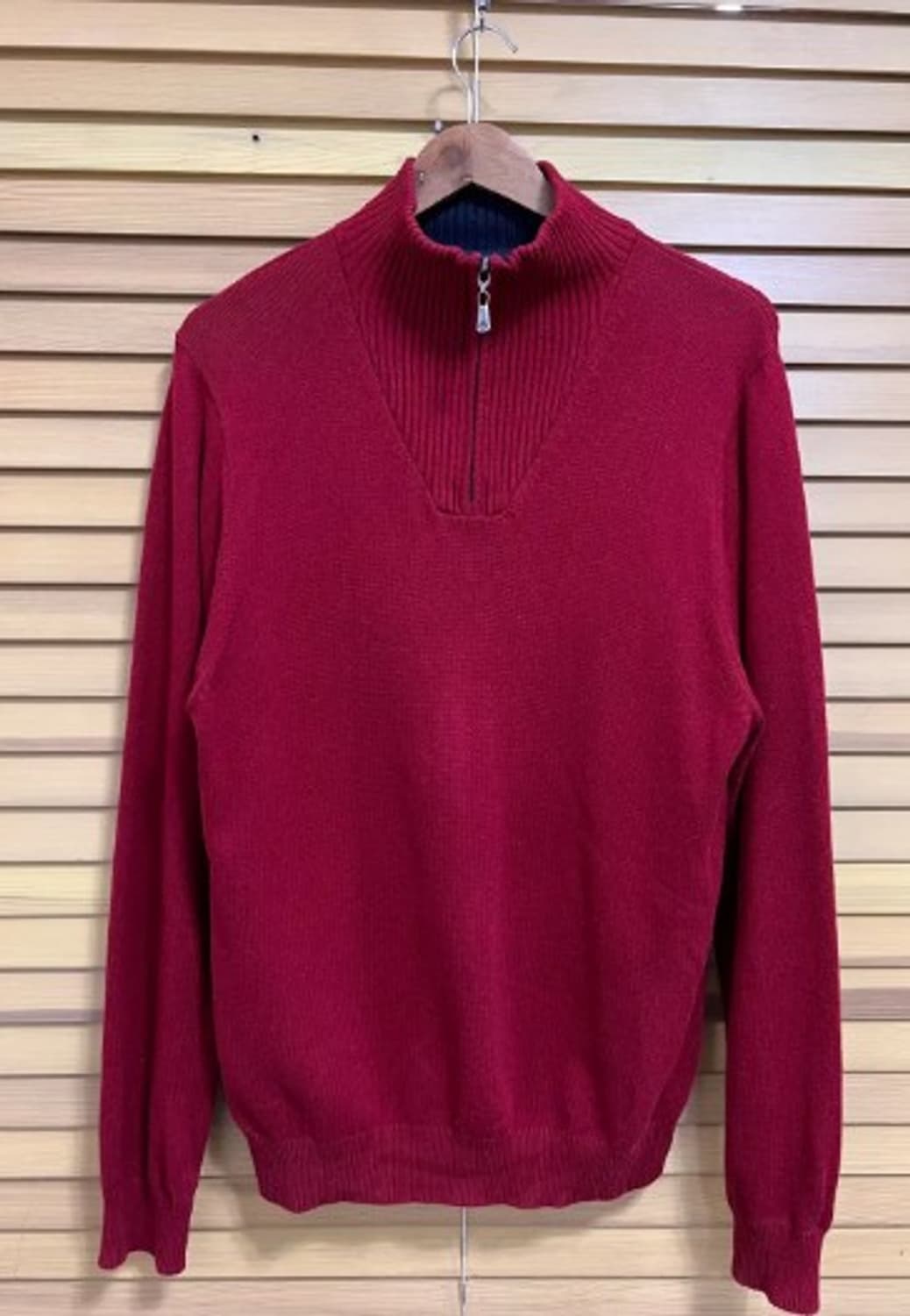 브룩스브라더스 남성 레드코튼캐시미어니트 M 상품이미지2