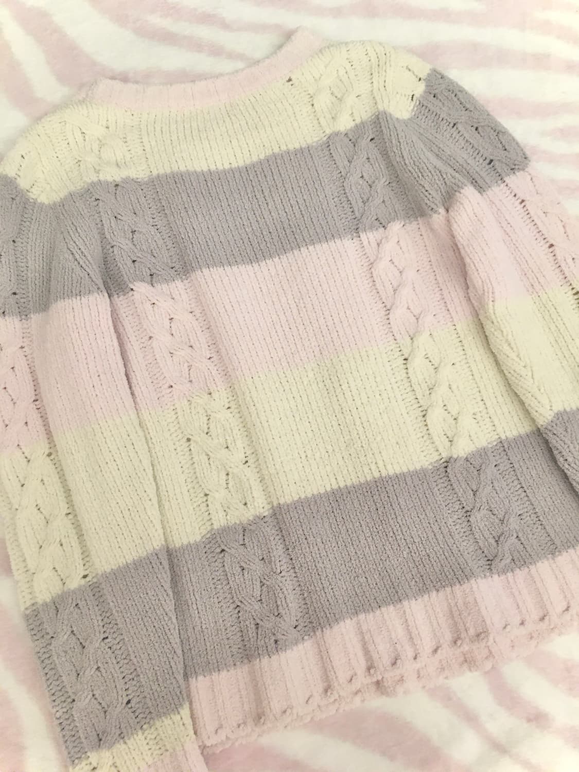 메조피아노 마카롱 마시멜로 폼폼이 니트 조지후쿠 히메갸루 상품이미지6