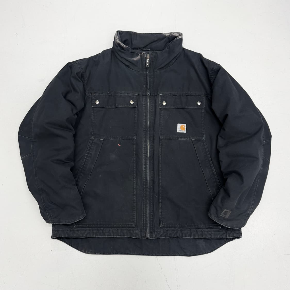 빈티지 칼하트 페이딩 덕캔버스 퀵덕 워크자켓 상품이미지2
