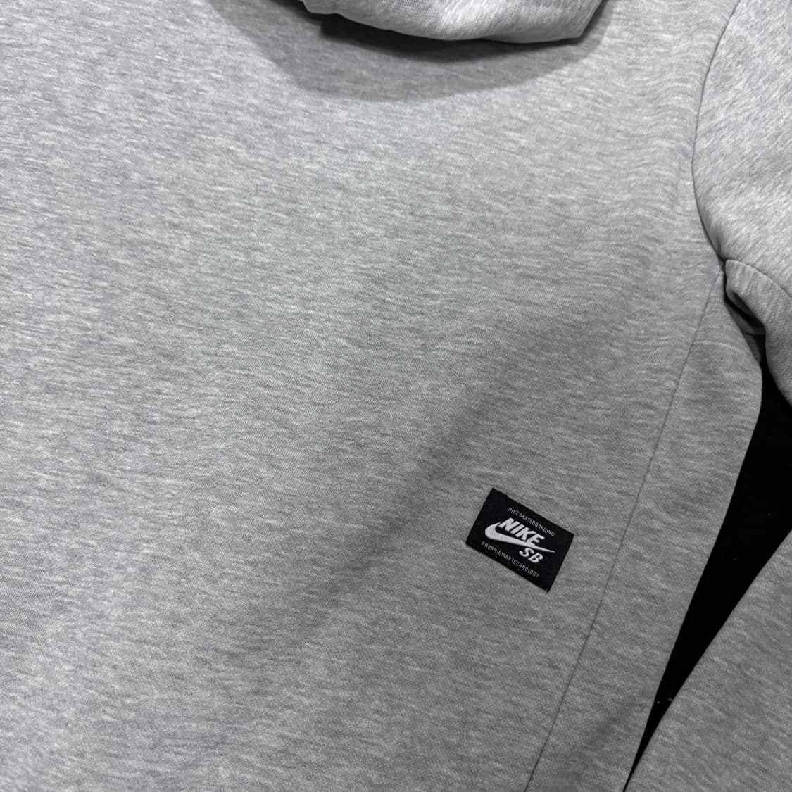 S 95 나이키SB 그레이 빅로고 후드티 상품이미지3
