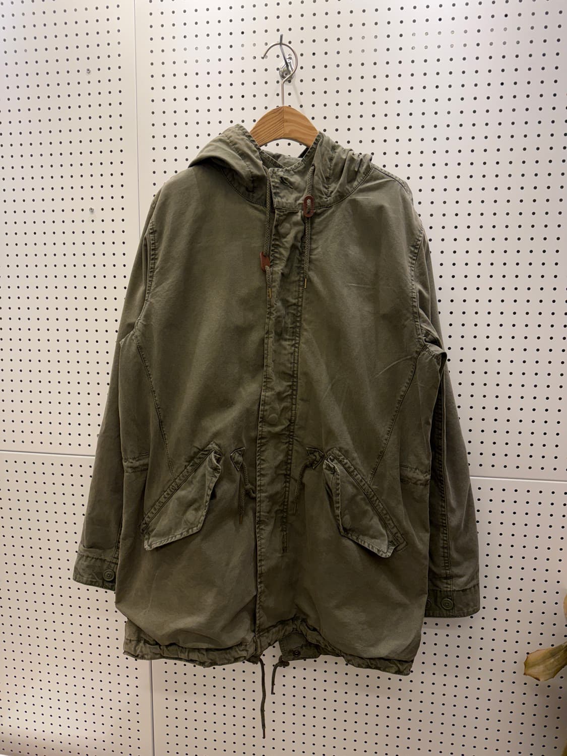 갭 카키 후드 야상 자켓 U158 상품이미지2