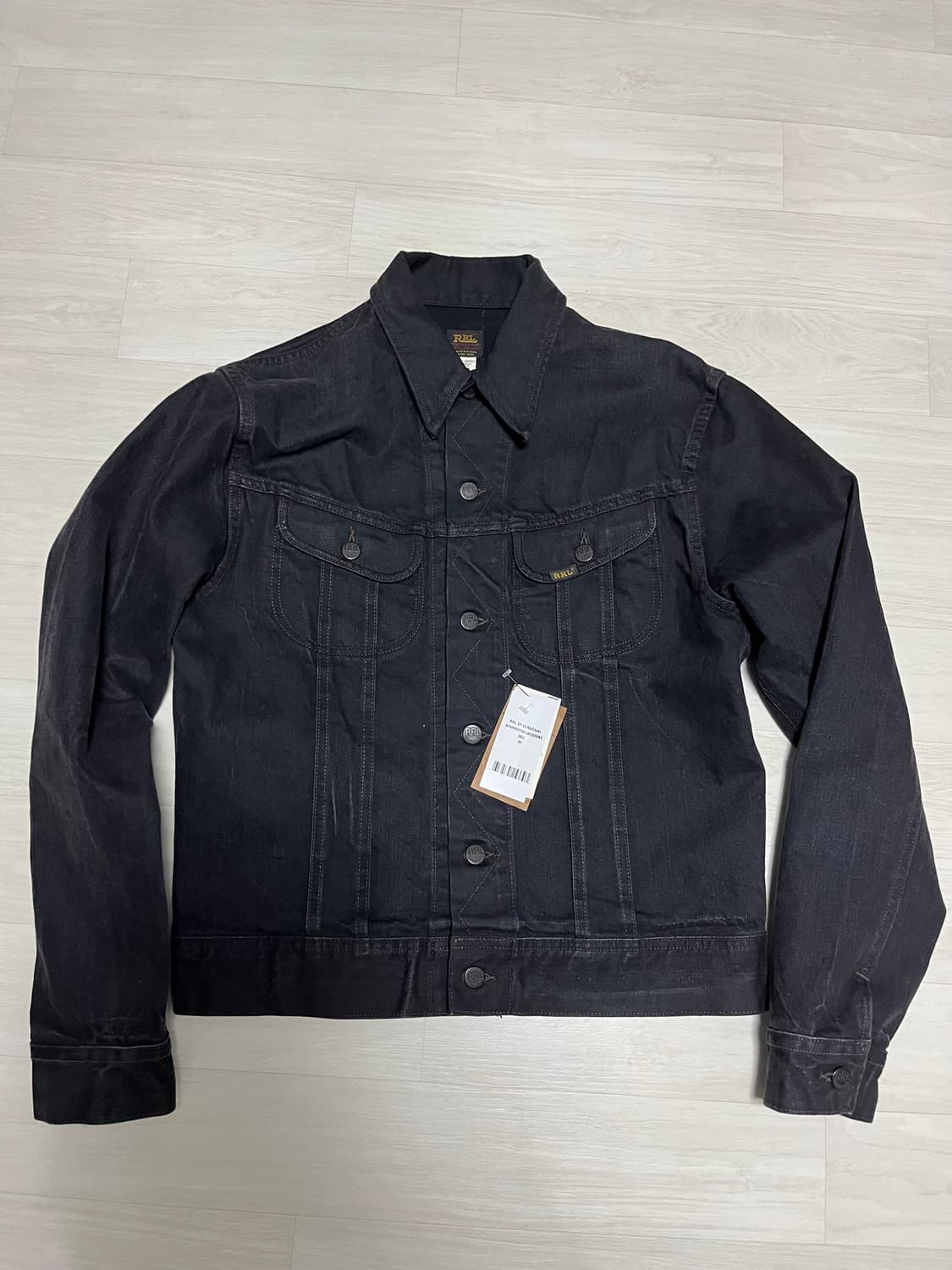 rrl lot 271 데님 트러커 블랙 멕시코산  상품이미지6