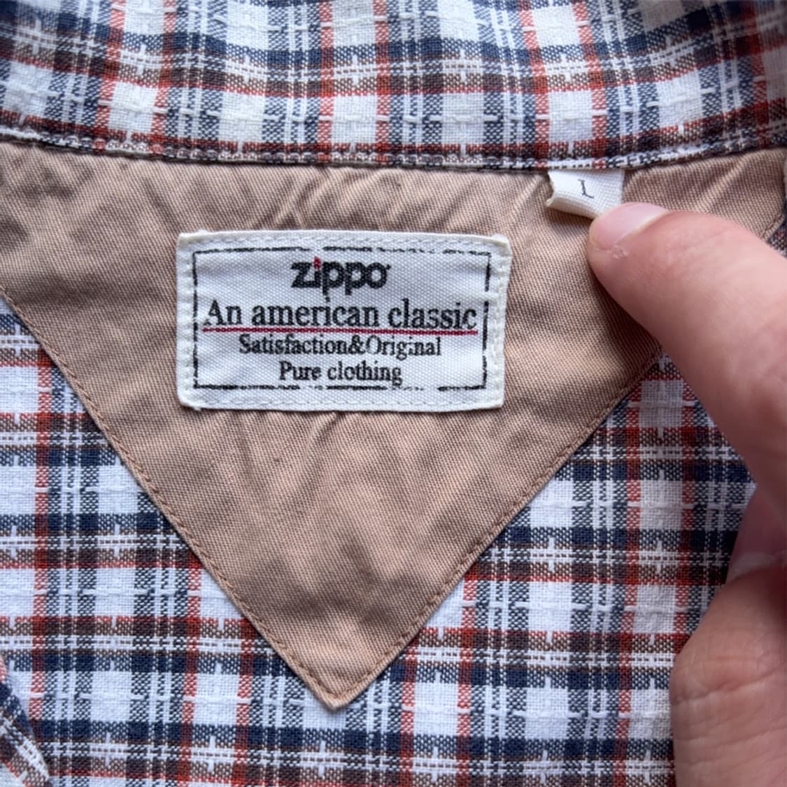 Zippo Check Long Sleeve Shirt 상품이미지5