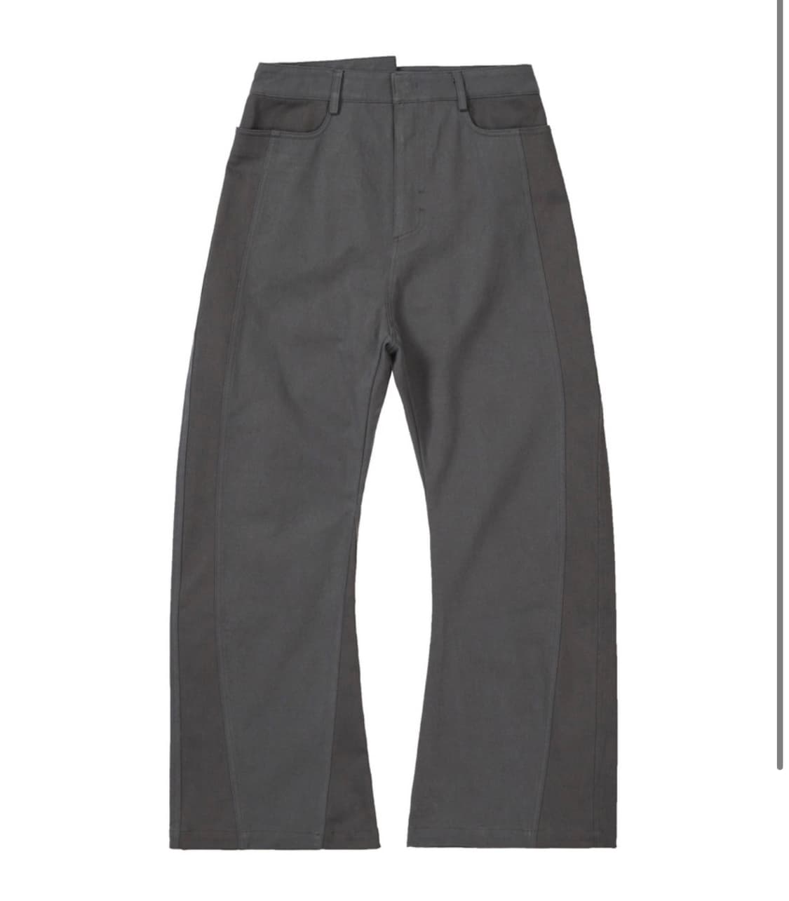 L 엑슬림 xlim ep9 03 트라우저 팬츠 차콜그레이 상품이미지1