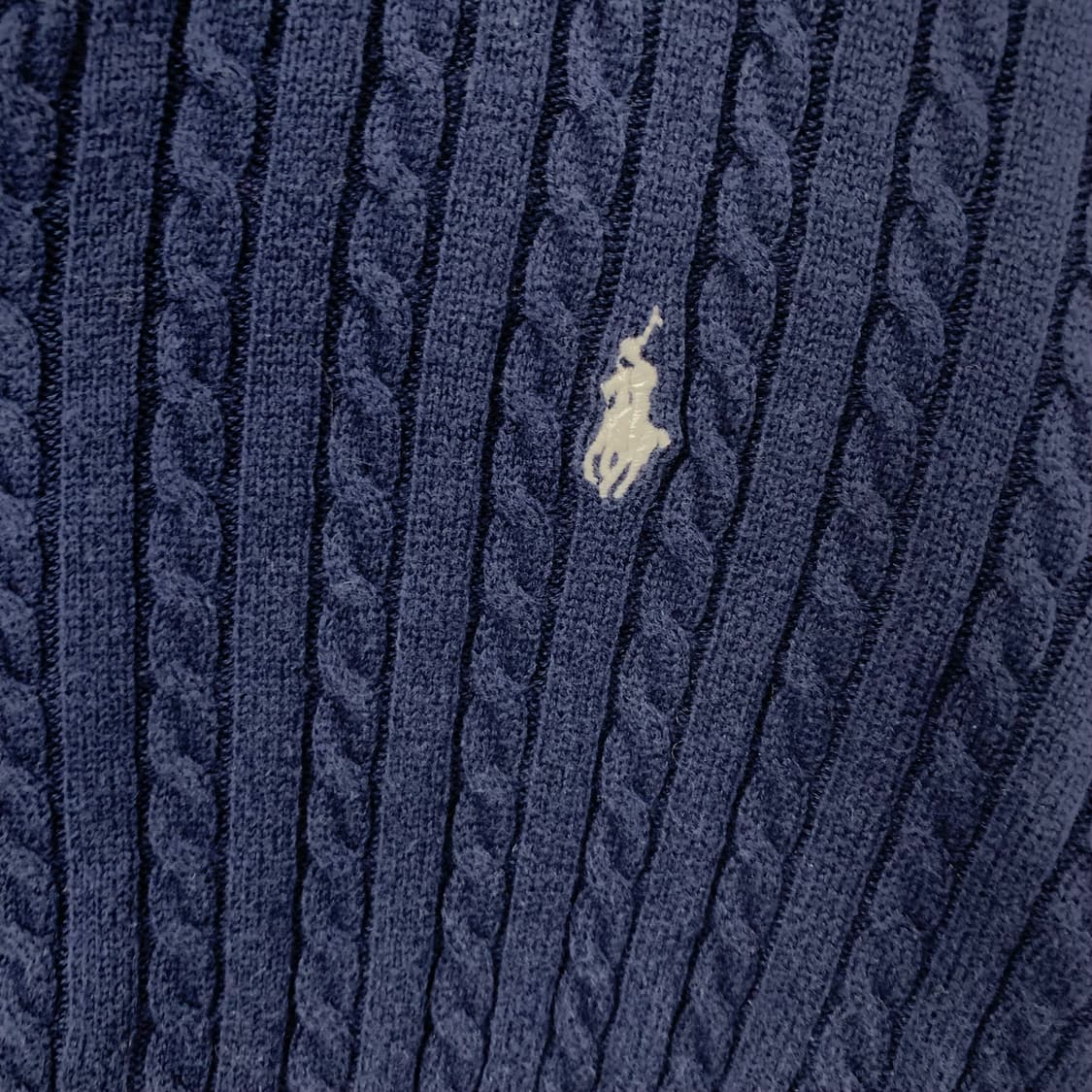 폴로 랄프로렌 네이비 꽈배기 니트 가디건 상품이미지3