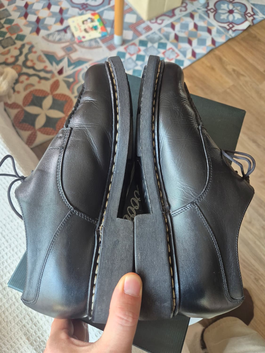 파라부트 샴보드 UK7.5 블랙 상품이미지6