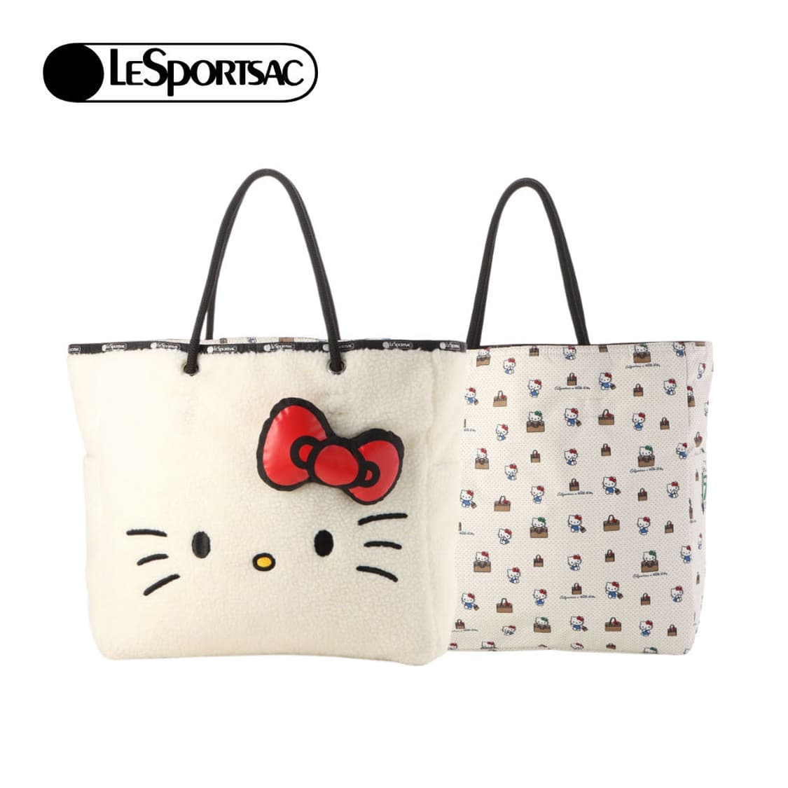레스포삭 x 키티 라지 투웨이 토트백 상품이미지1