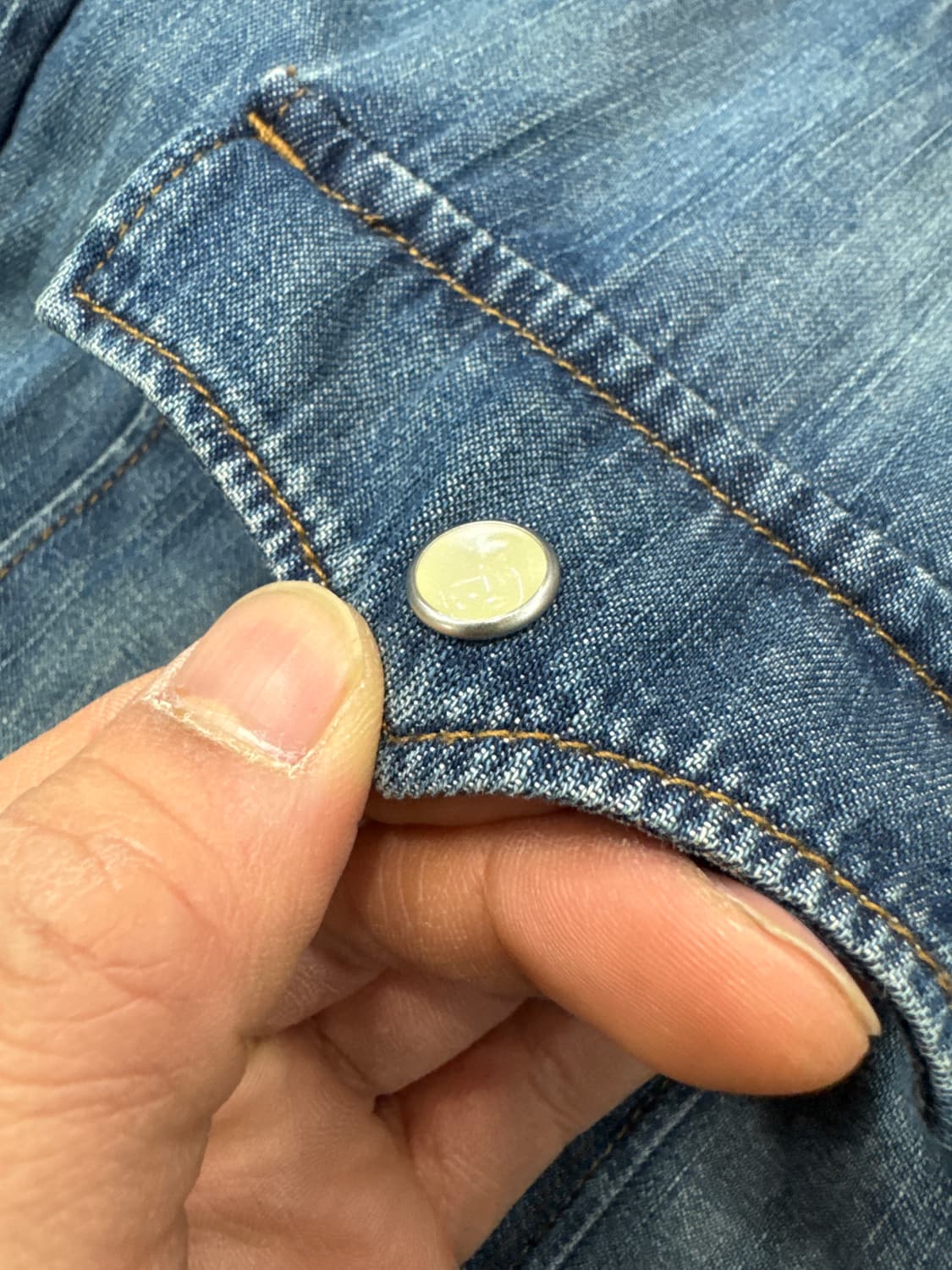 리바이스 데님 셔츠 M 상품이미지3