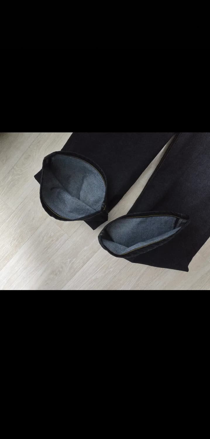 [L] 유스 와이드 데님 원워시 컬러 상품이미지4