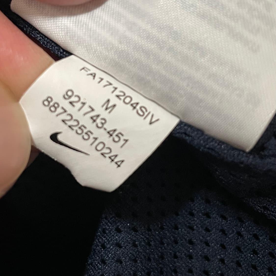 [M] 나이키 우븐 아노락 바람막이 네이비/레드/화이트 상품이미지3