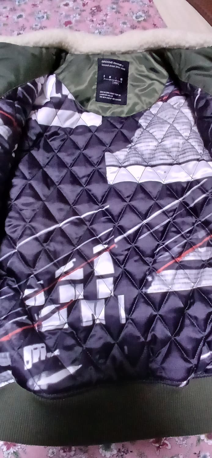 그루브라임 패치로고 이글 투웨이 항공점퍼(L사이즈) 상품이미지10