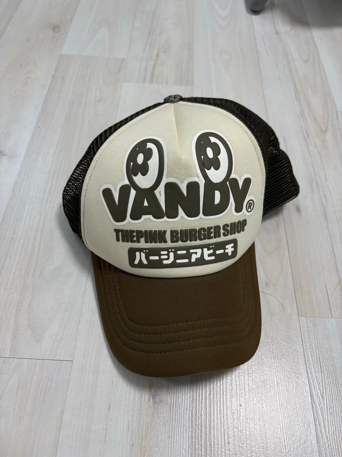 반디더핑크 캡 카키 상품이미지1