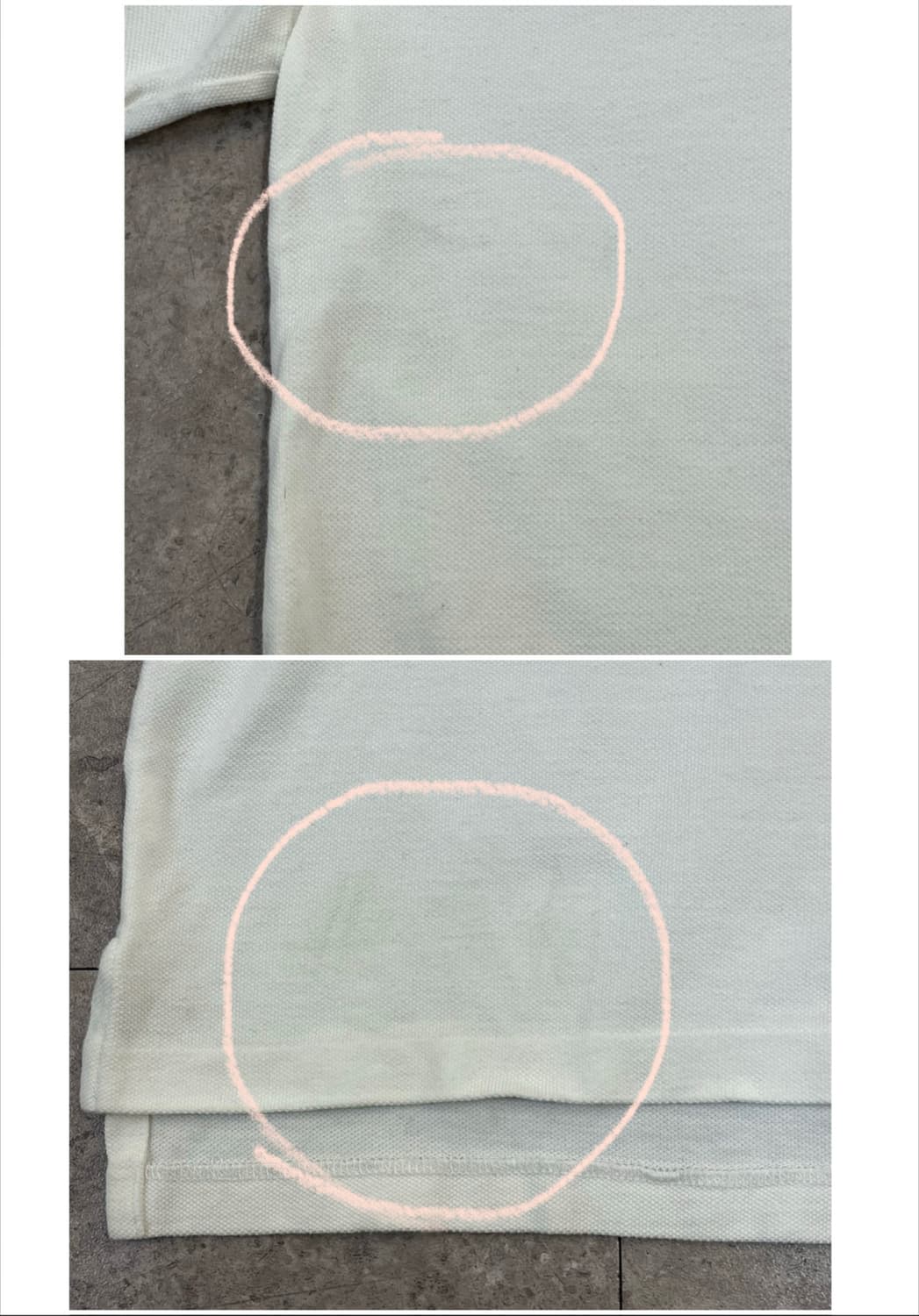 폴로 랄프로렌 빅포니 반팔 카라티 화이트 L #csz3798 상품이미지6