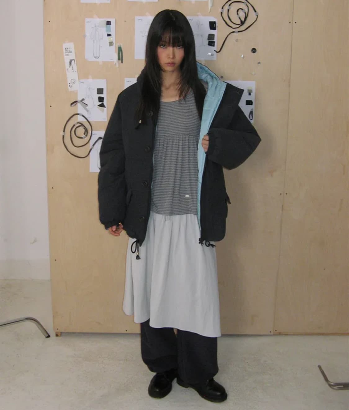 온스카 리버서블 패딩 상품이미지1