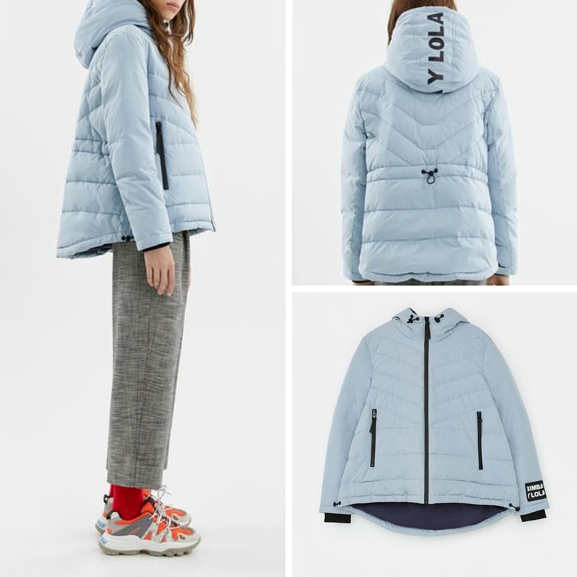 빔바이롤라 후드 퀼팅 패딩 점퍼 상품이미지2