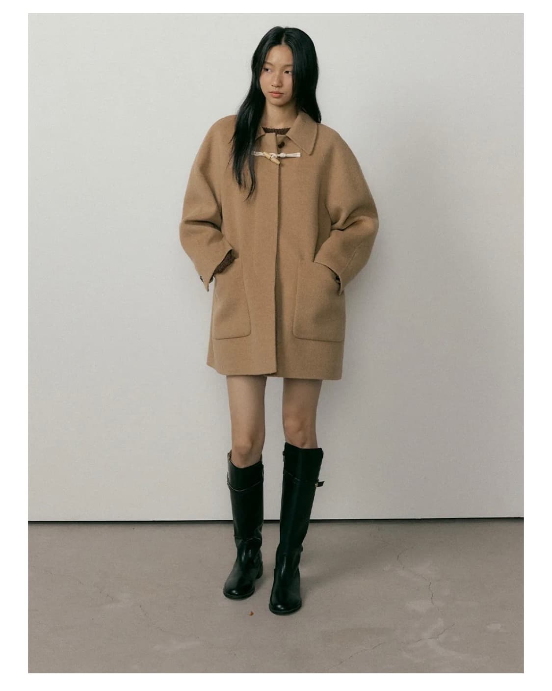 Lingseoul handmade half toggle coat 상품이미지2