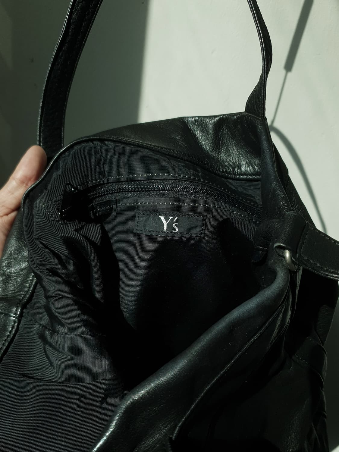 90s Y's Leather Bag by Yohji Yamamoto 상품이미지10