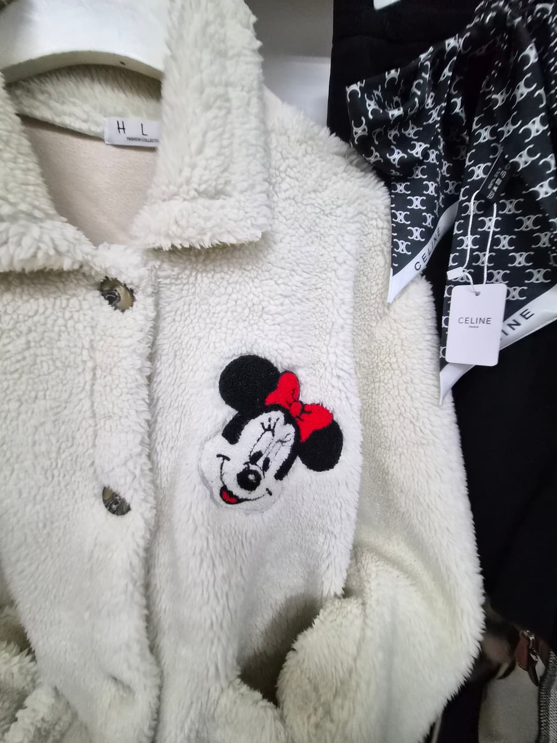 미키패치 뽀글이 자켓. ouvir 코듀로이 버뮤다팬츠 상품이미지2