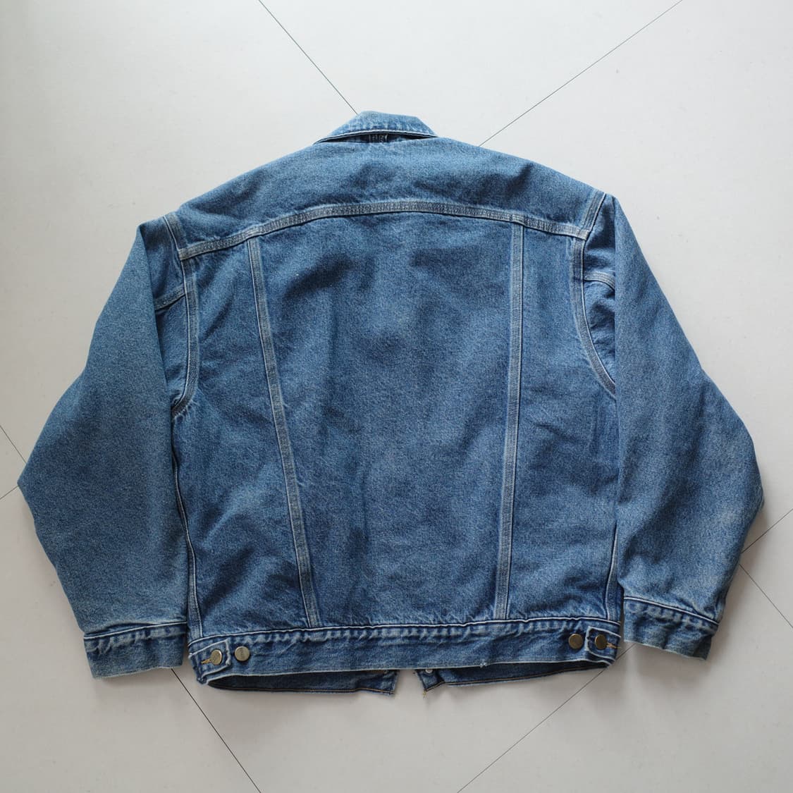 90s 칼하트 MADE in USA J11 블랭킷 데님 트러커 자켓 M 상품이미지8