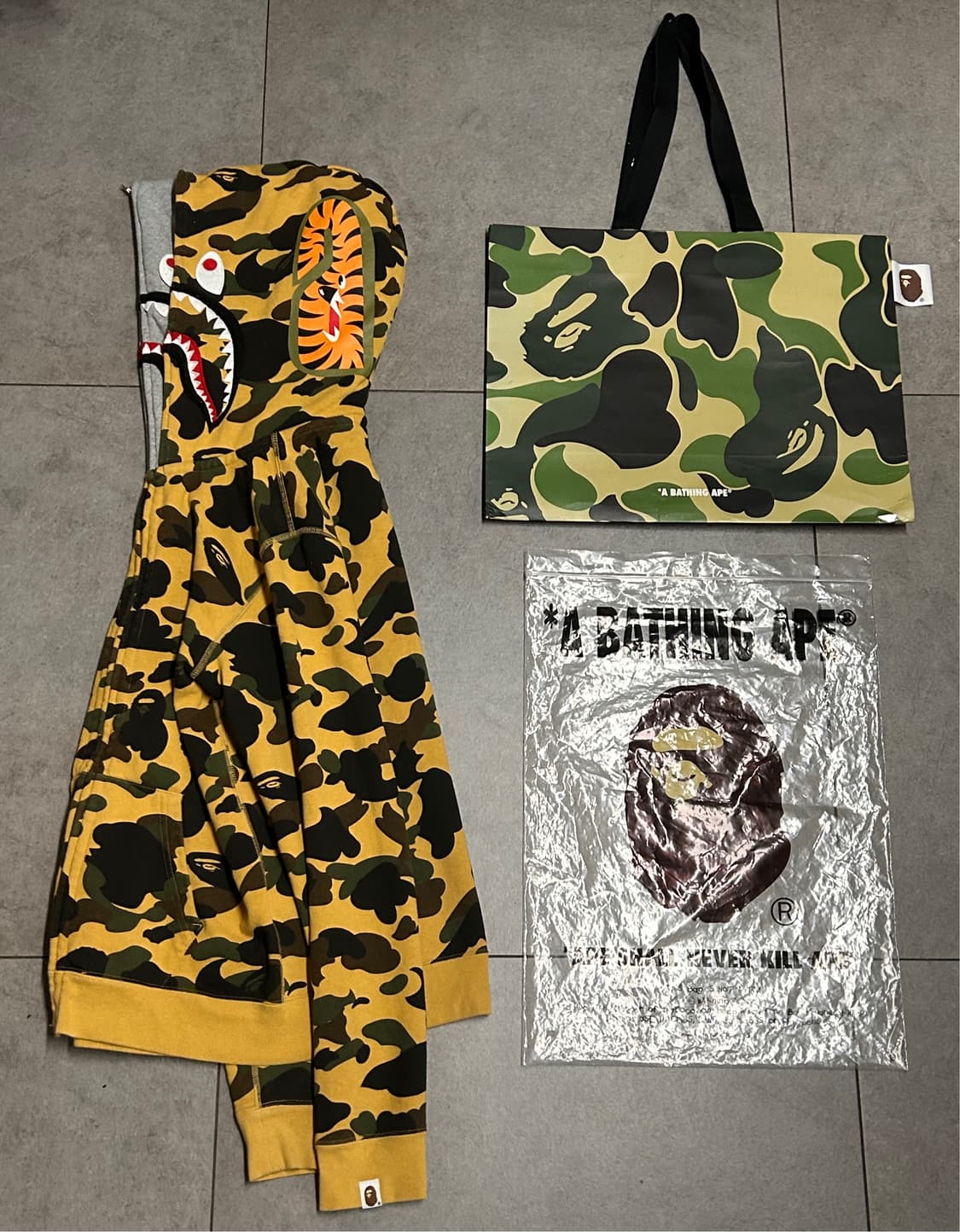 베이프 황계 더블후드 샤크 후드집업 상품이미지2