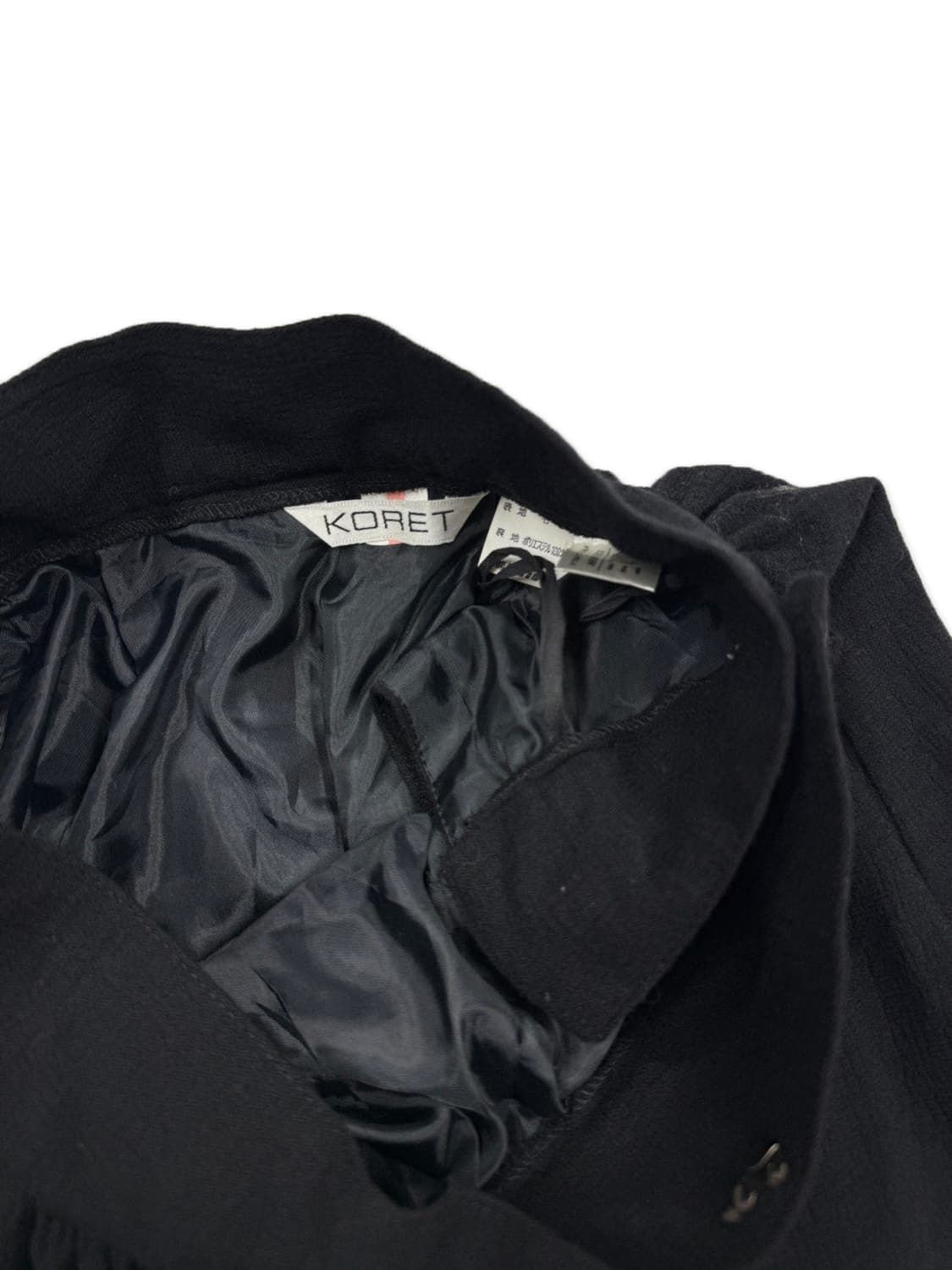 빈티지 블랙 플레어 미디 스커트 상품이미지4