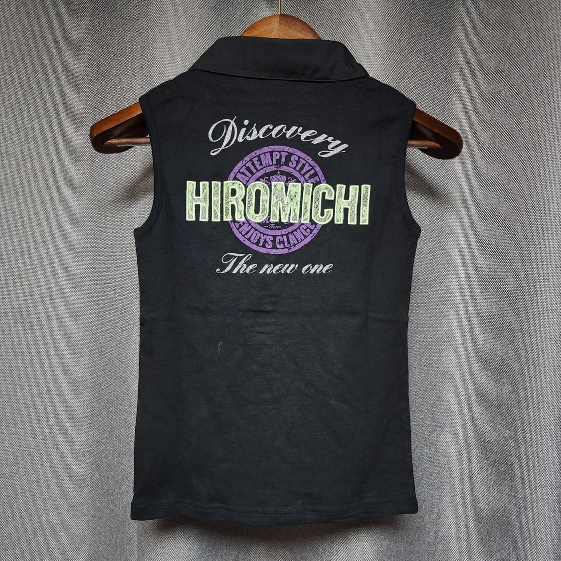 HIROMICHI 보헤미안 카라 슬리브리스 탑 상품이미지3