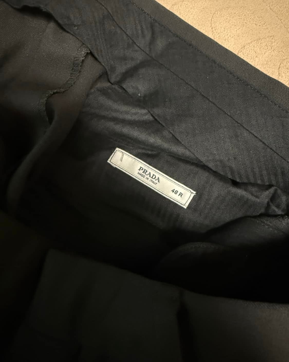 프라다 차콜 트라우저 상품이미지3