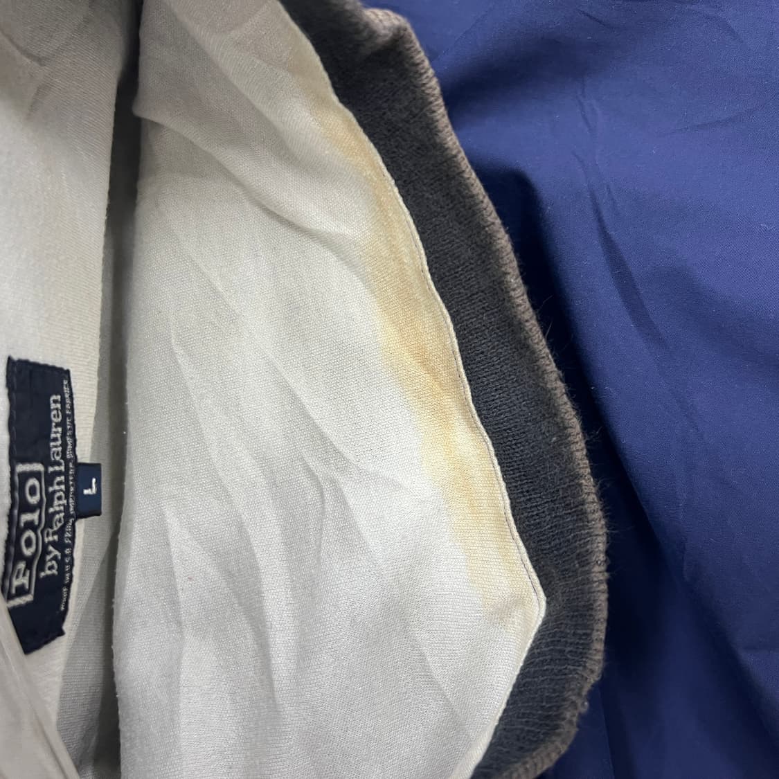 폴로 랄프로렌 나일론 웜업 숄더 지퍼 풀오버 L 상품이미지8