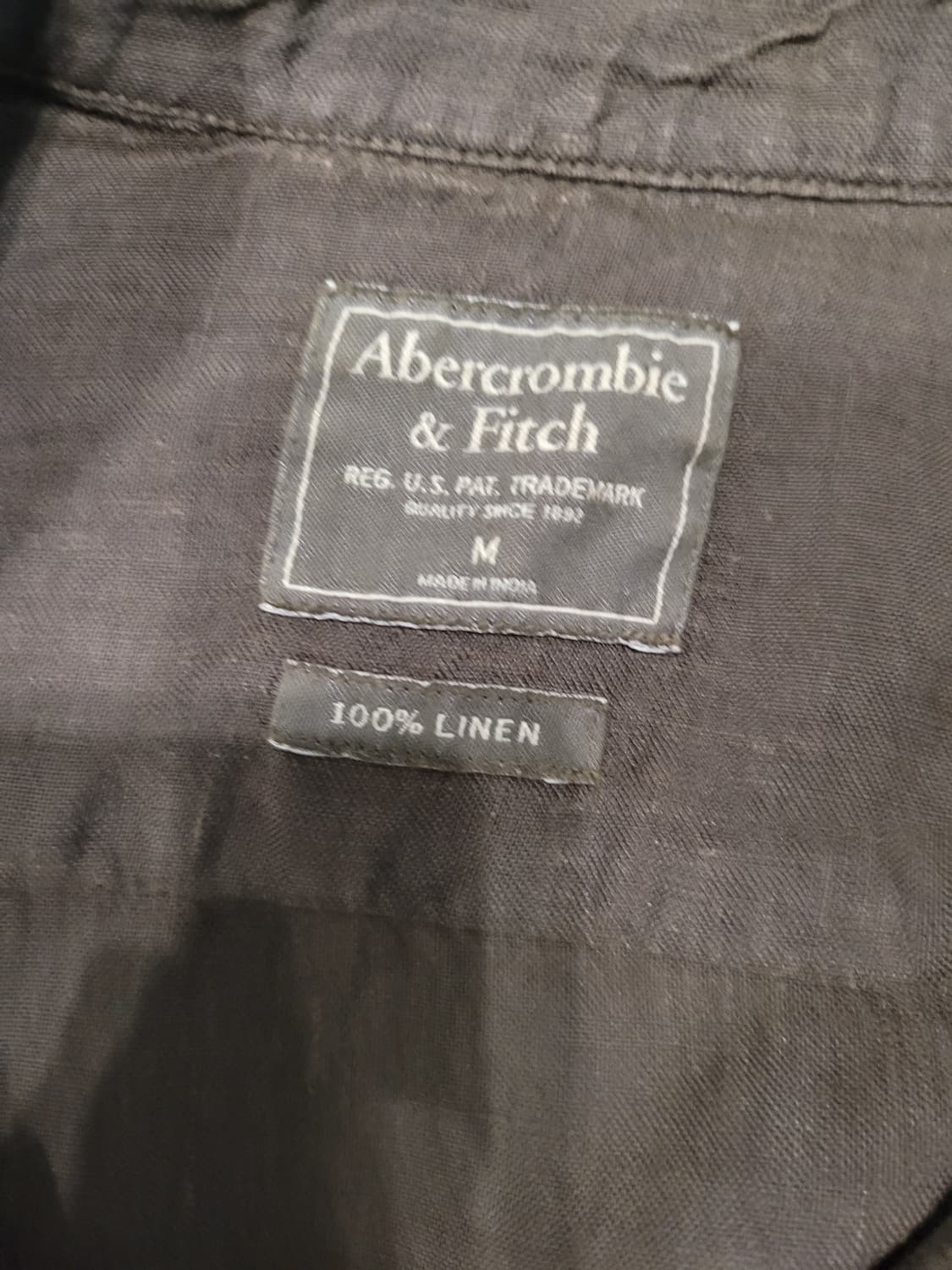 하와이의 여유를 담은, 아베크롬비 프리미엄 린넨 셔츠 (브라운) 상품이미지4