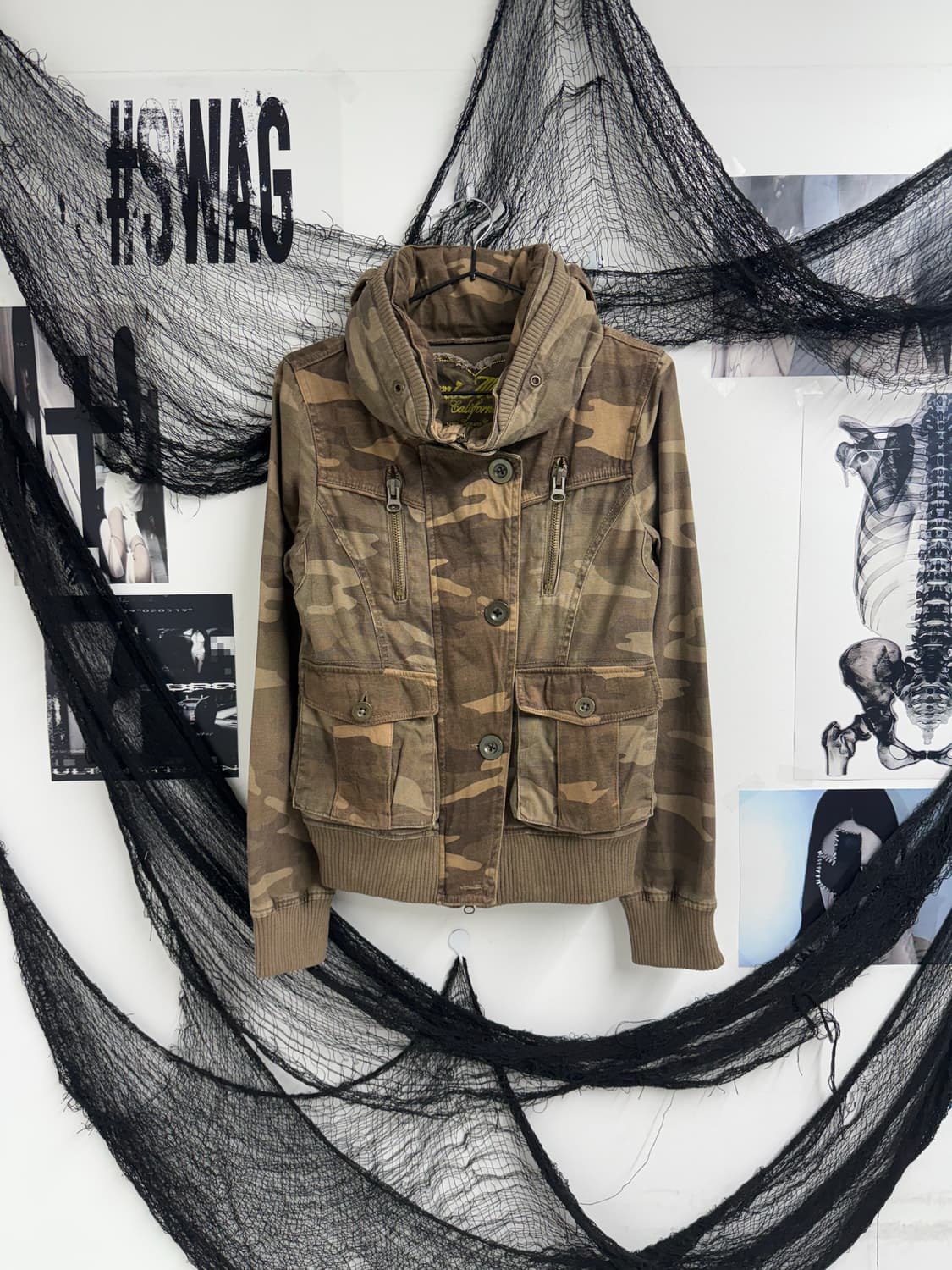 00s cargo pattern twoway jacket 상품이미지7