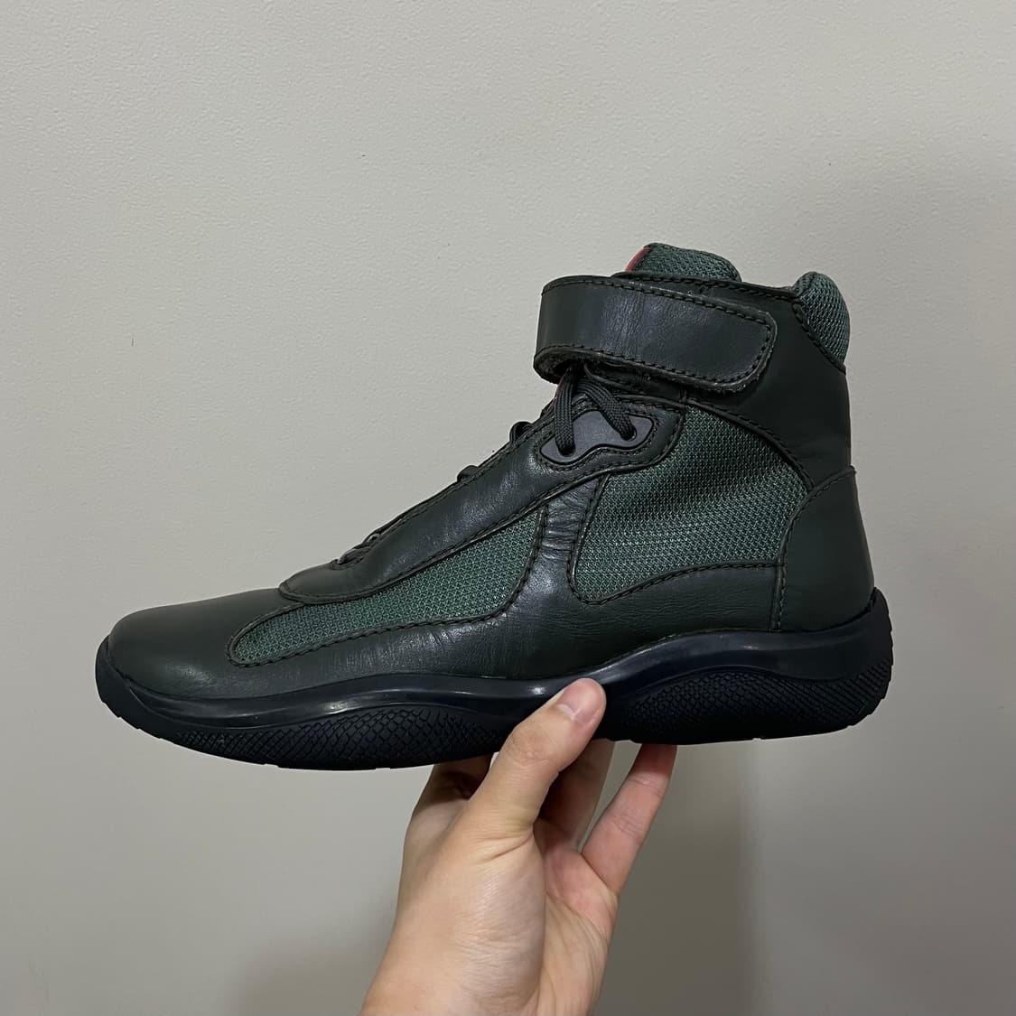 Prada America Cup High Top Sneakers 상품이미지1