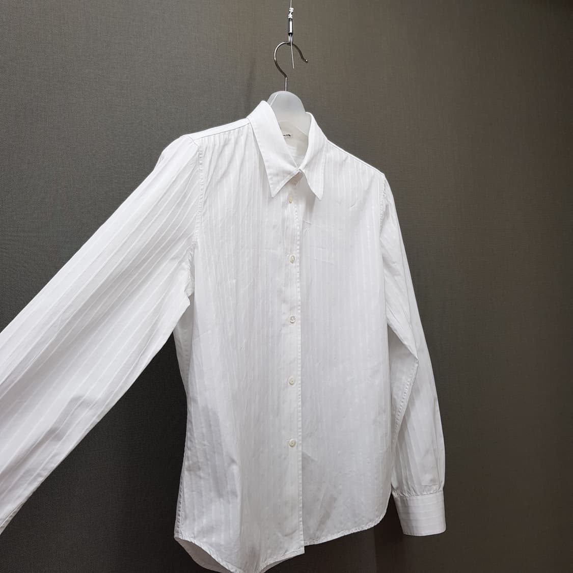 로로피아나 Loro Piana 스트라이프 코튼 셔츠  46사이즈 상품이미지3