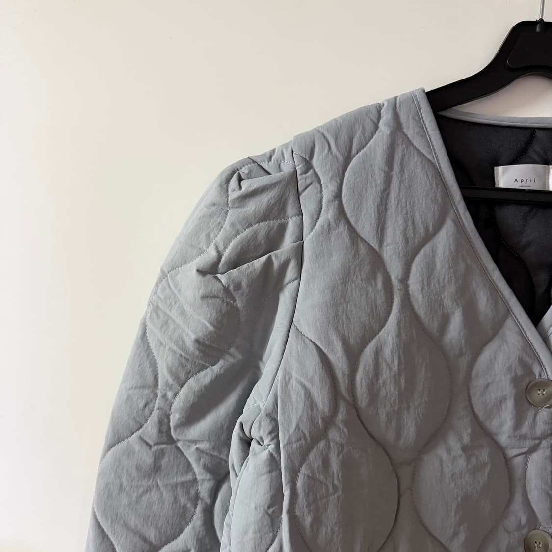 새상품 여자 퍼프소매 누빔 패딩 상품이미지4