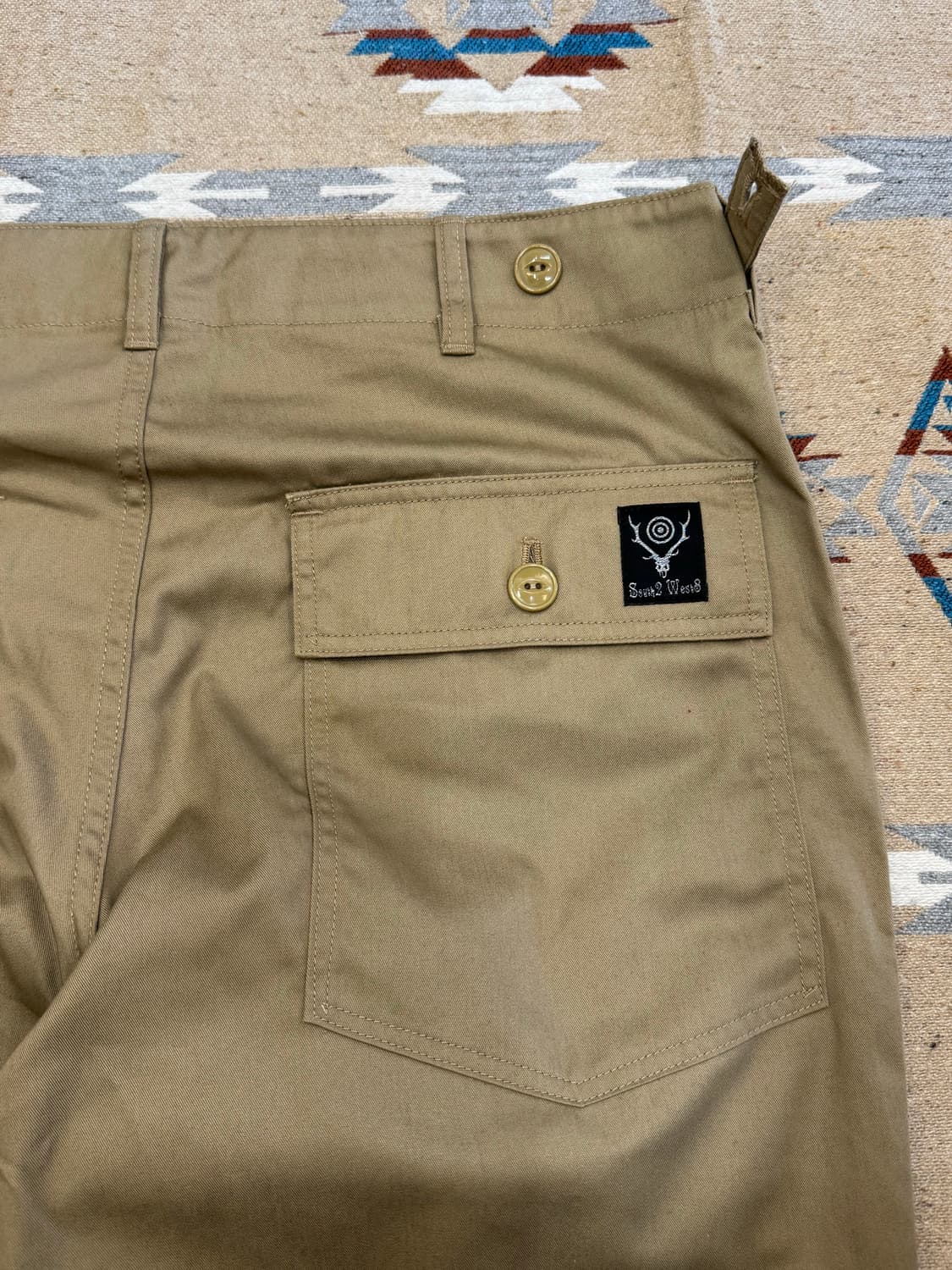 [M][32] 남이서팔 트윌 퍼티그 팬츠 베이지  상품이미지5
