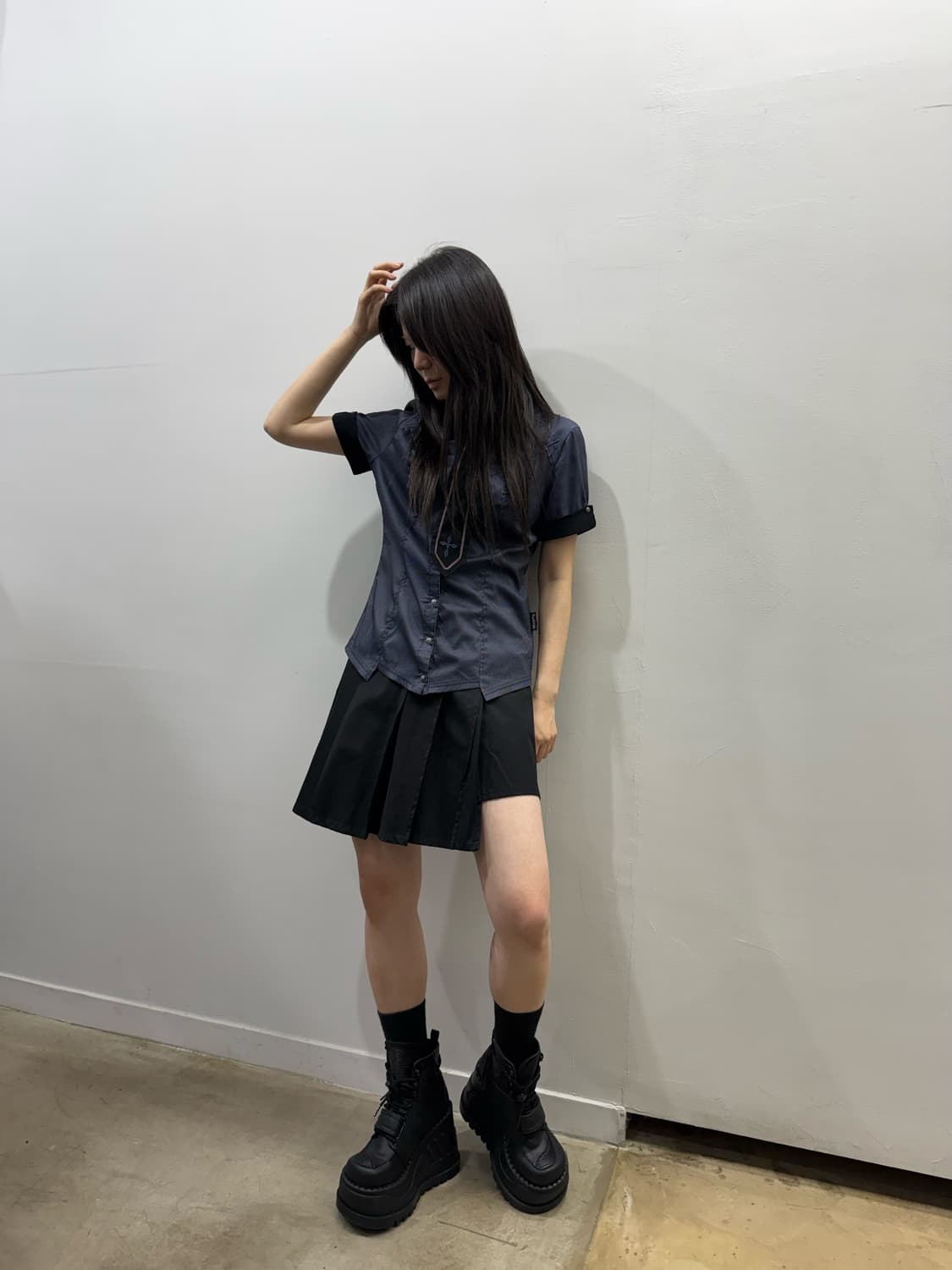 오즈온 셔츠&타이 셋업 상품이미지6