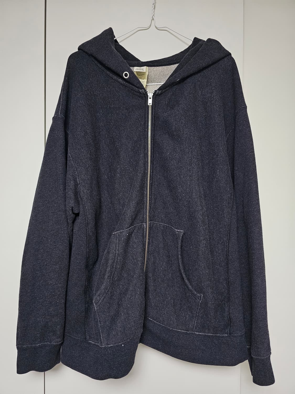 카키스 헤더 후드집업 L 상품이미지2