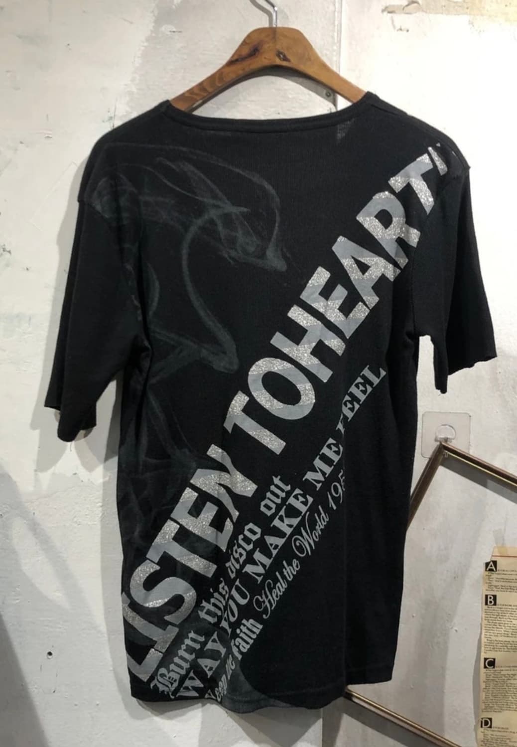[ 2539]Primal point black t-shirt 상품이미지2