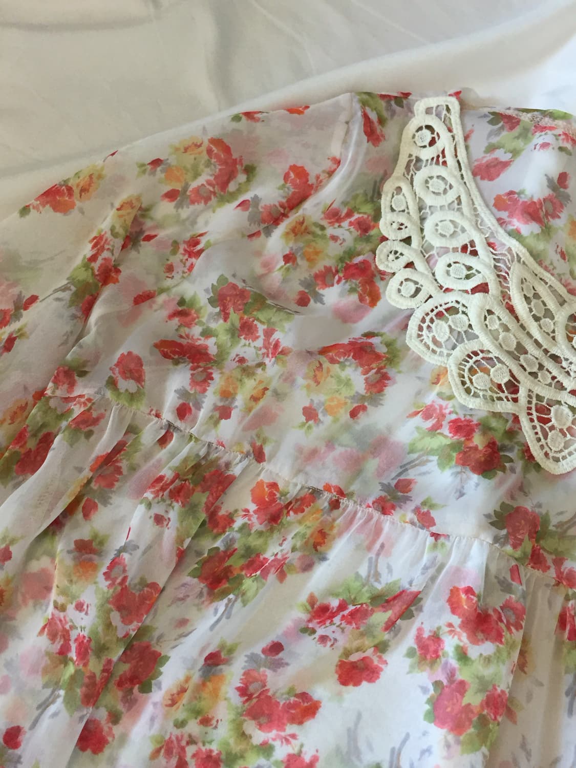 레이스 플라워 블라우스 상품이미지4