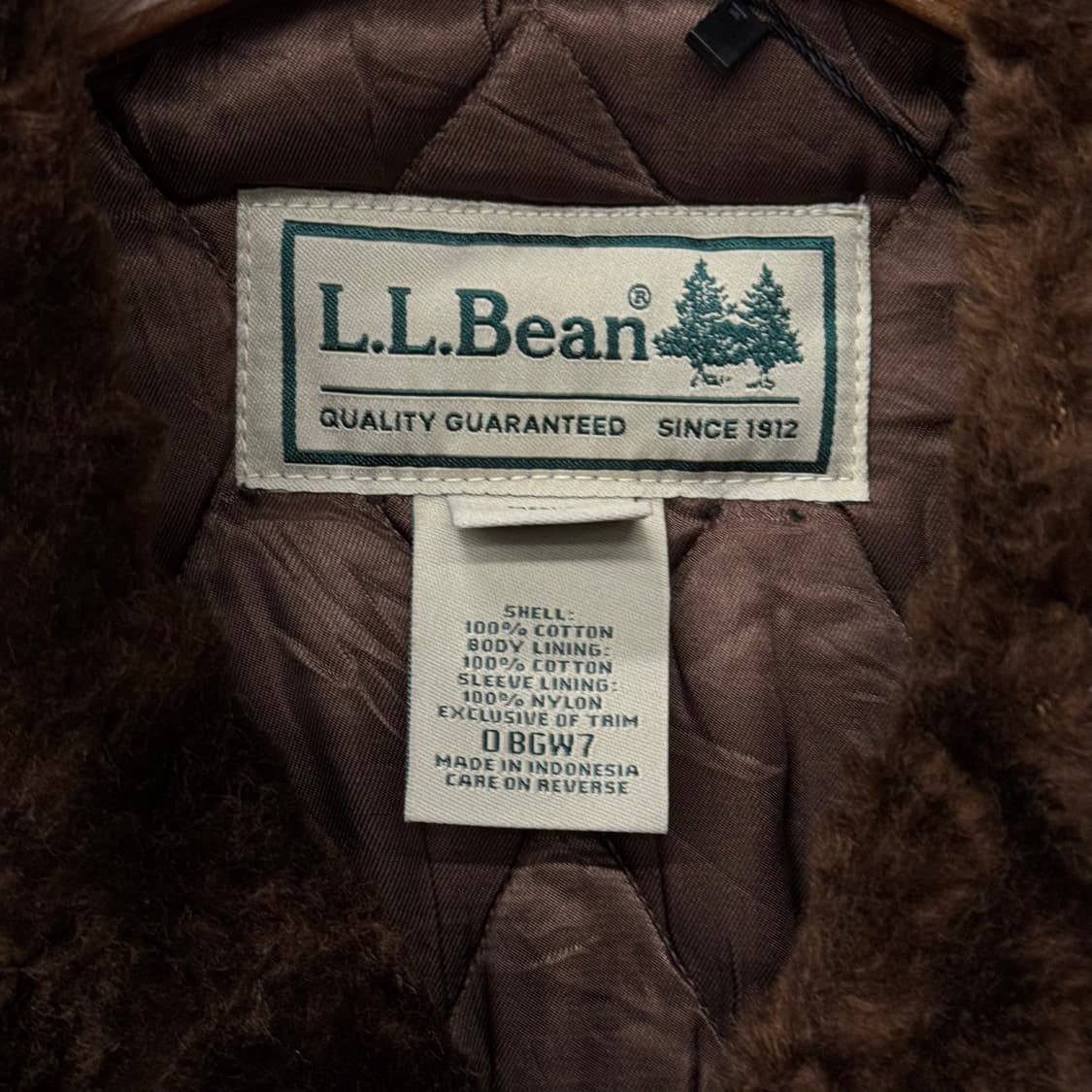 90s LLBEAN 엘엘빈 코듀로이 퍼 랜치 시어링 하프 코트 상품이미지6
