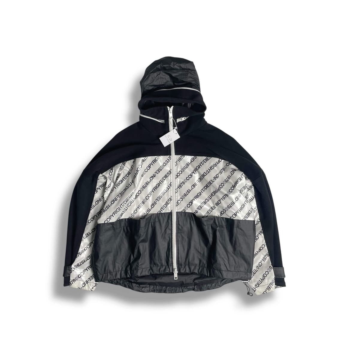 Diesel copyright 레터링 나일론 져지 자켓 상품이미지1