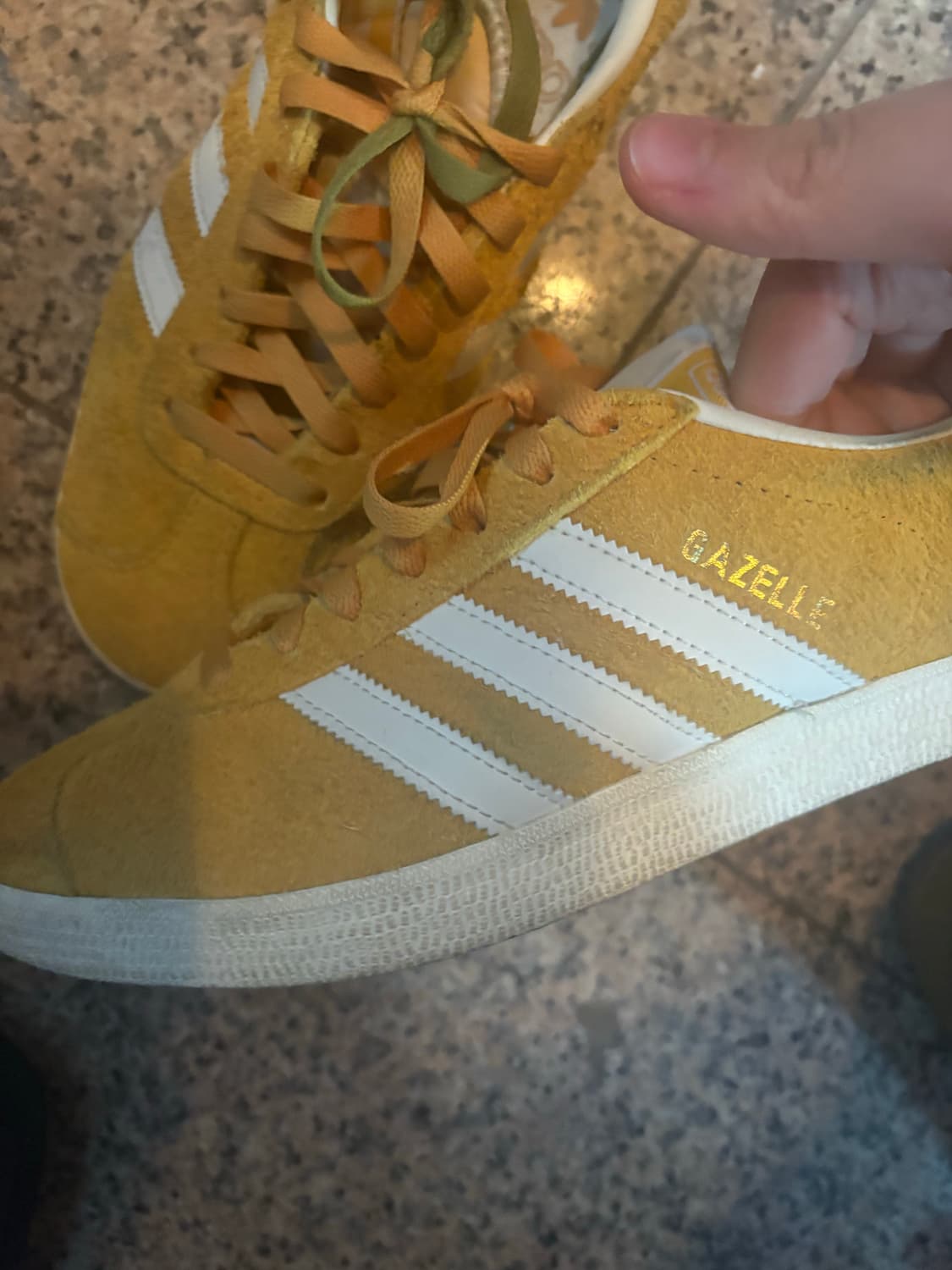 아디다스 스페지알 핸드볼 옐로우 크림 화이트 상품이미지3