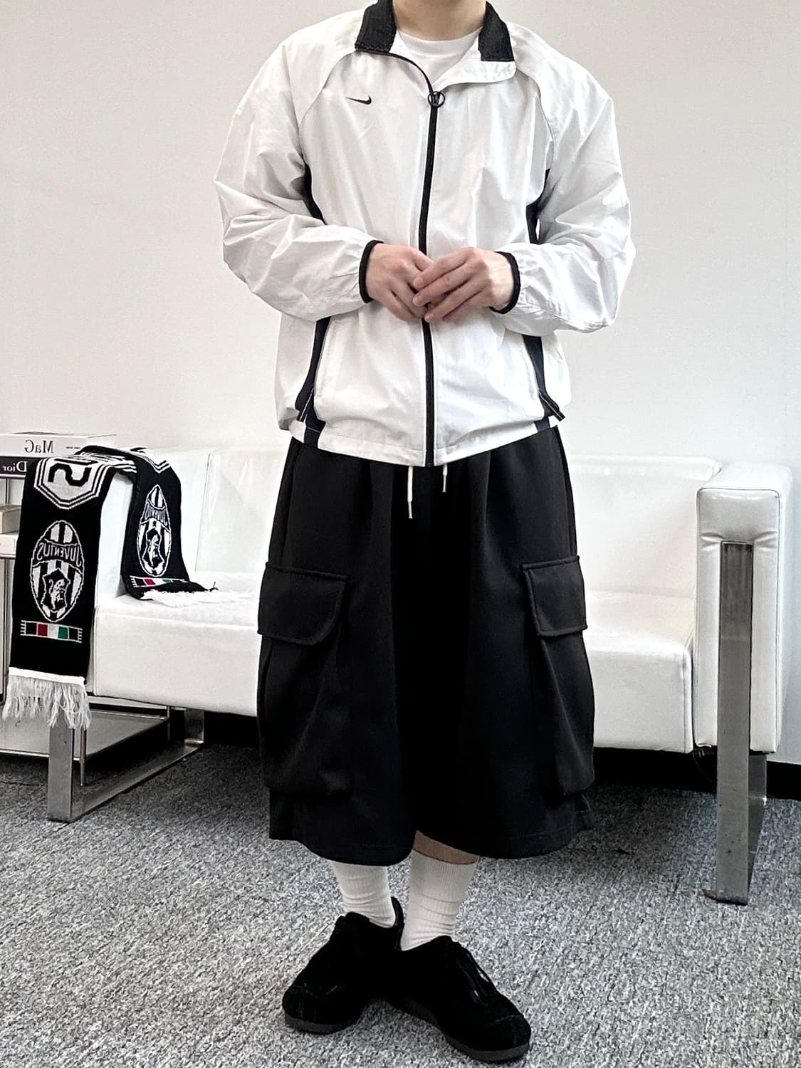 나이키 올드스쿨 오레오 바람막이 L  상품이미지3