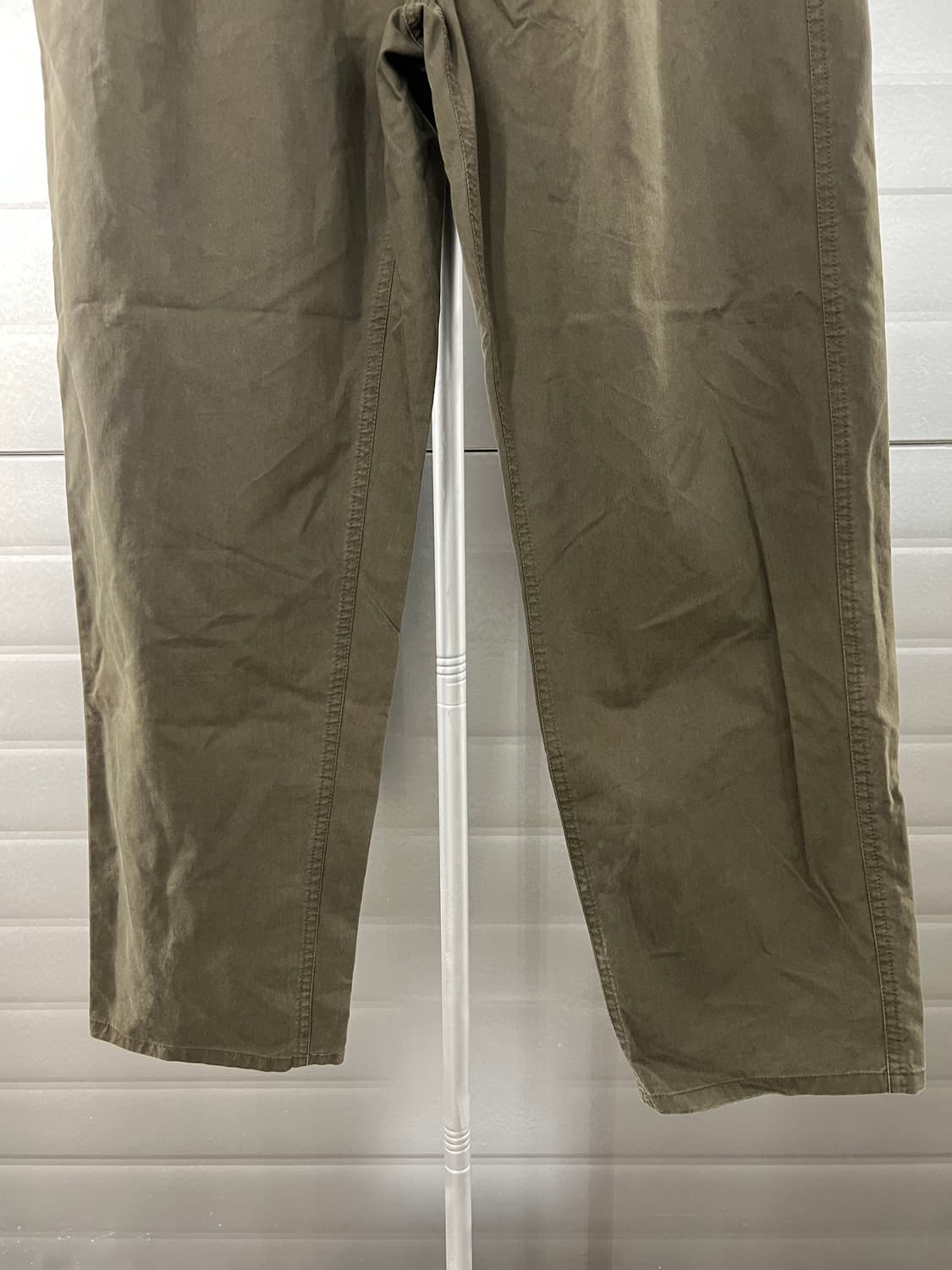 Node Archive 카키색 면 혼방 팬츠 사이즈1 상품이미지4