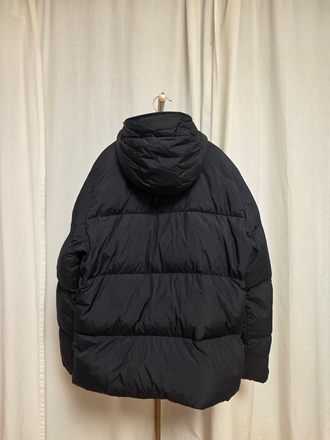 [21FW / L ] 스톤아일랜드 가먼트다잉 크링클랩스 다운 후드 패딩 상품이미지6