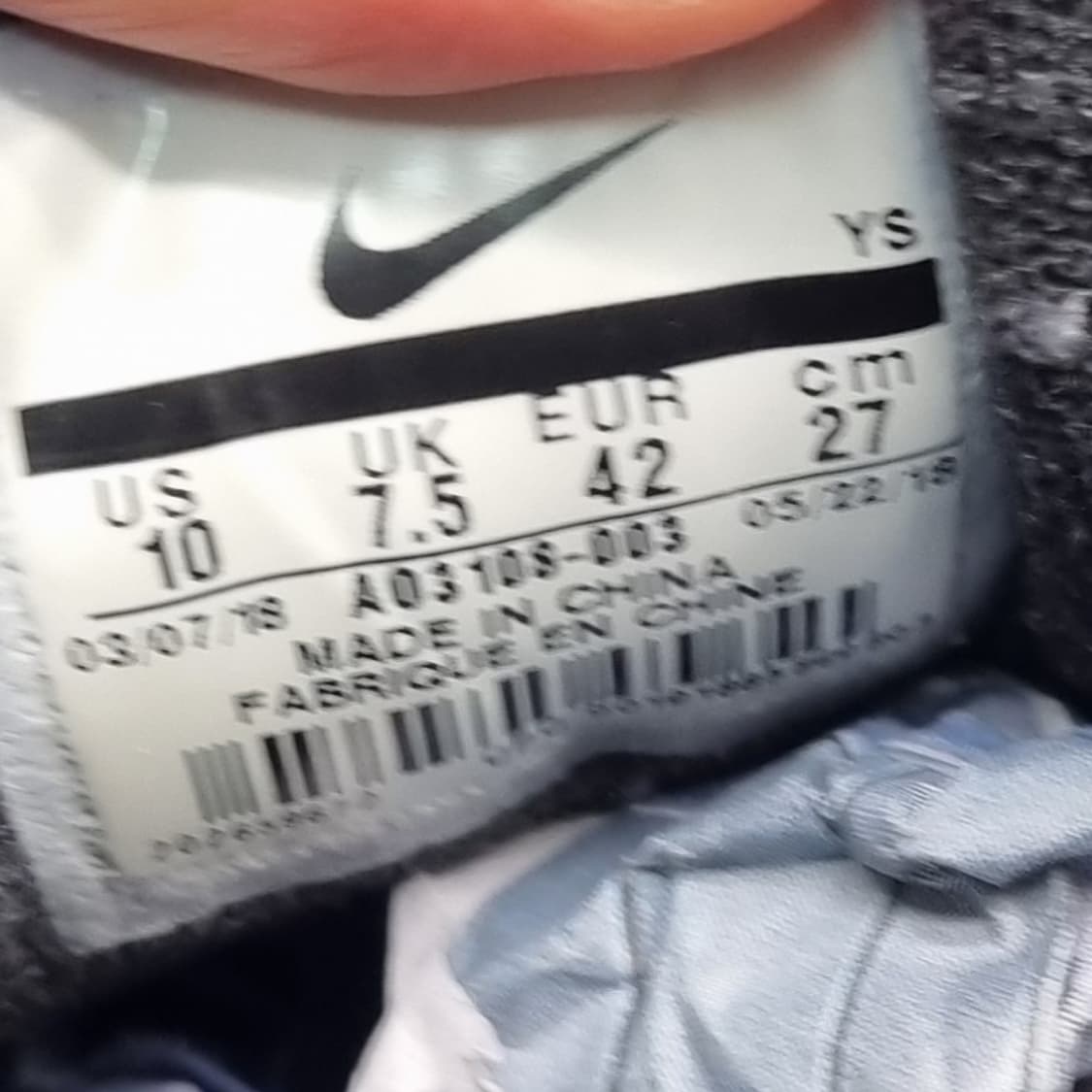 나이키 M2K 테크노 블랙 운동화270 상품이미지6