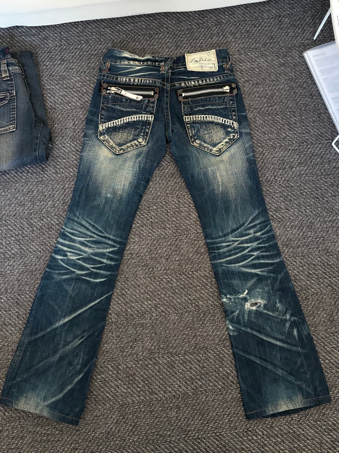 로리타진 인디안 부츠컷 빈티지 상품이미지2