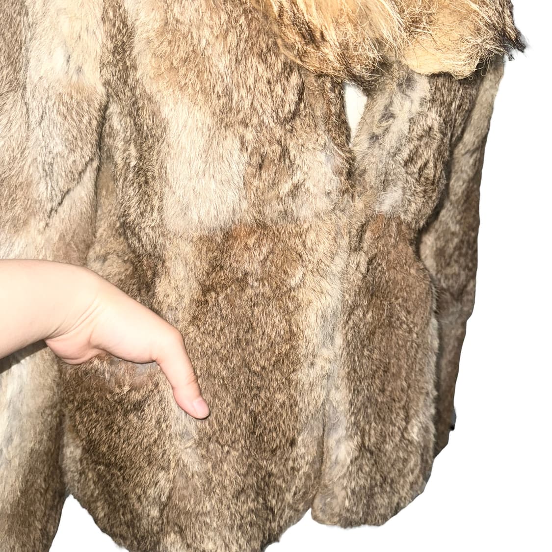 Cecil McBee Rabbit Fur Middle Jacket 상품이미지4