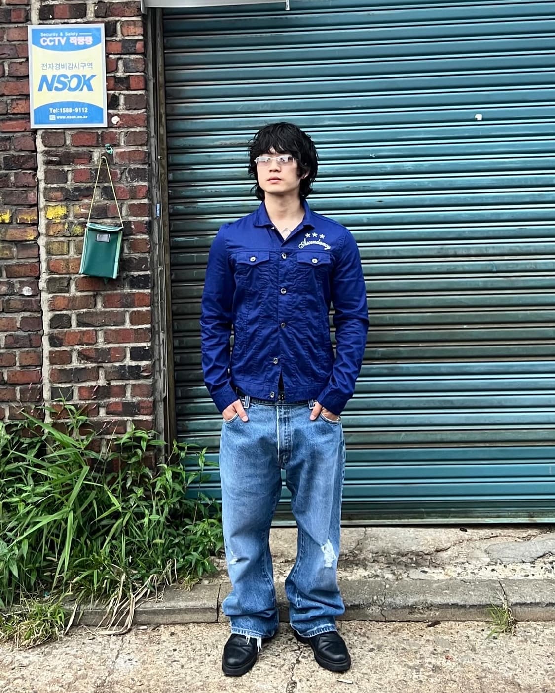 vtg ⭐️⭐️⭐️ blue jacket 상품이미지1
