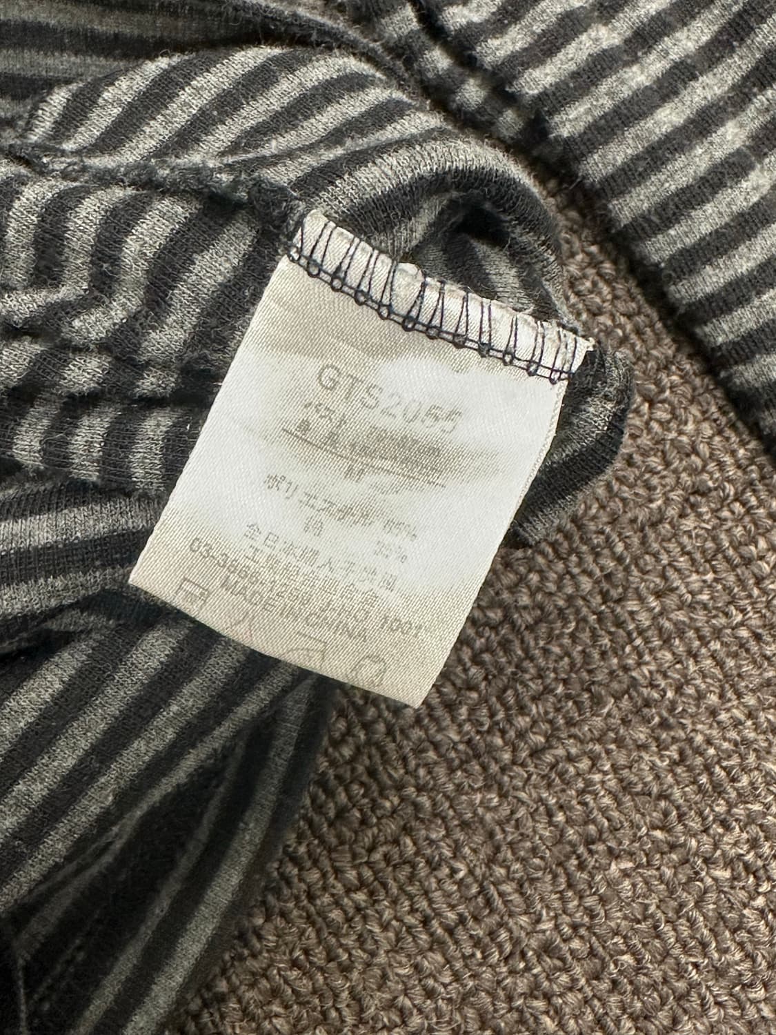 M)Japanese vintage 여성 스트라이프 롱슬리브 상품이미지2